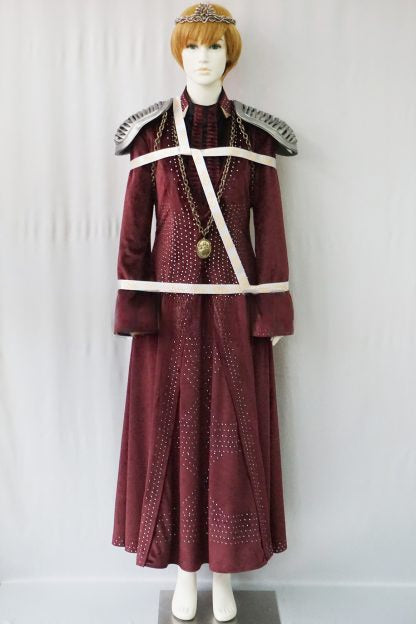 Cersei Lannister Red Armor Cosplay Costume Dress