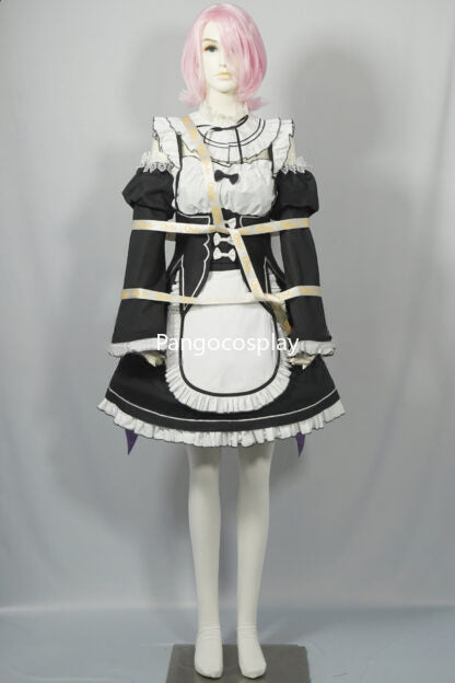 Ram Maid Dress Cosplay Outfit