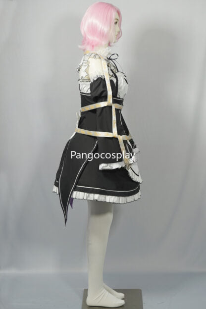 Ram Maid Dress Cosplay Outfit