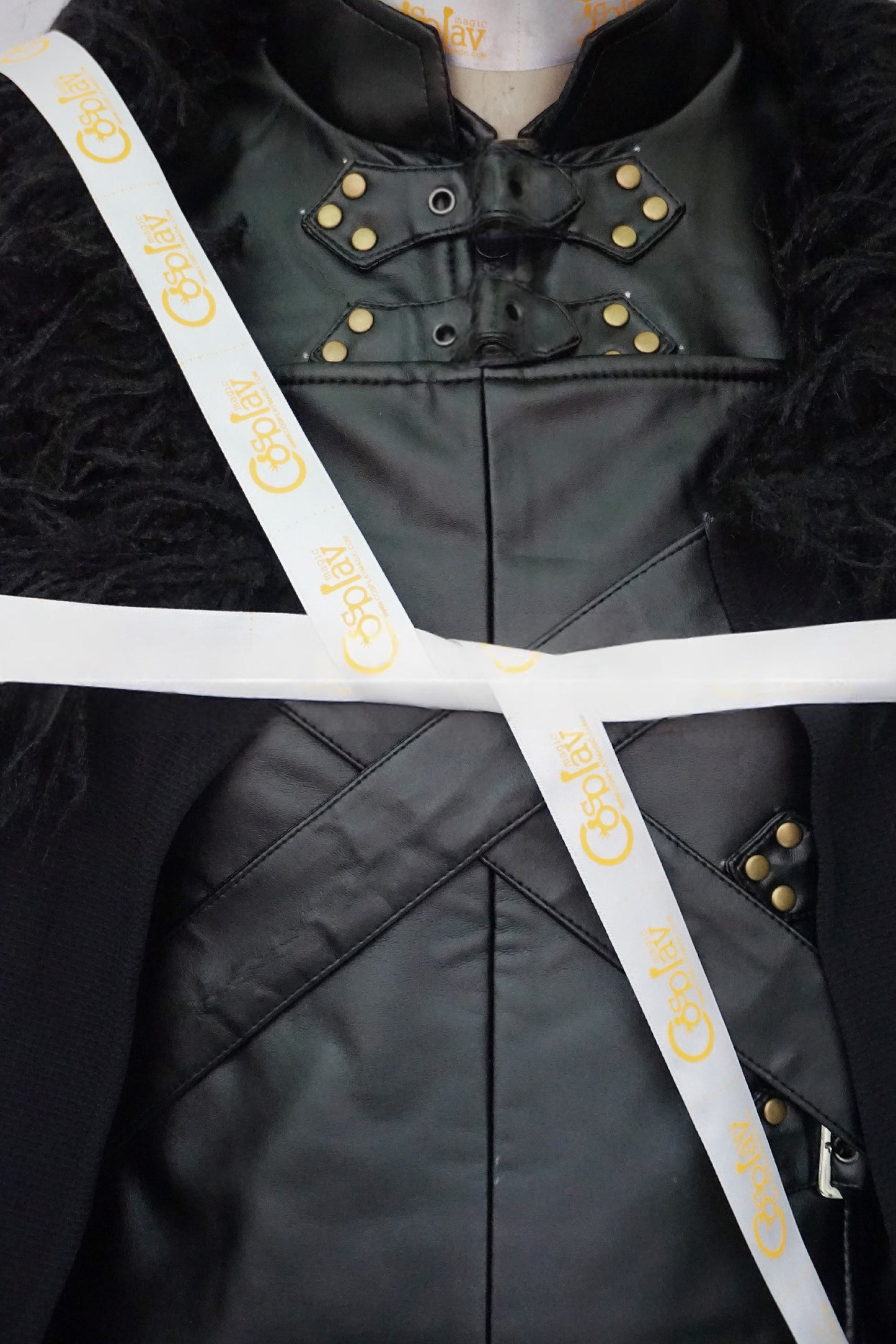 Jon Snow Faux Fur Black Cape Cosplay Costume