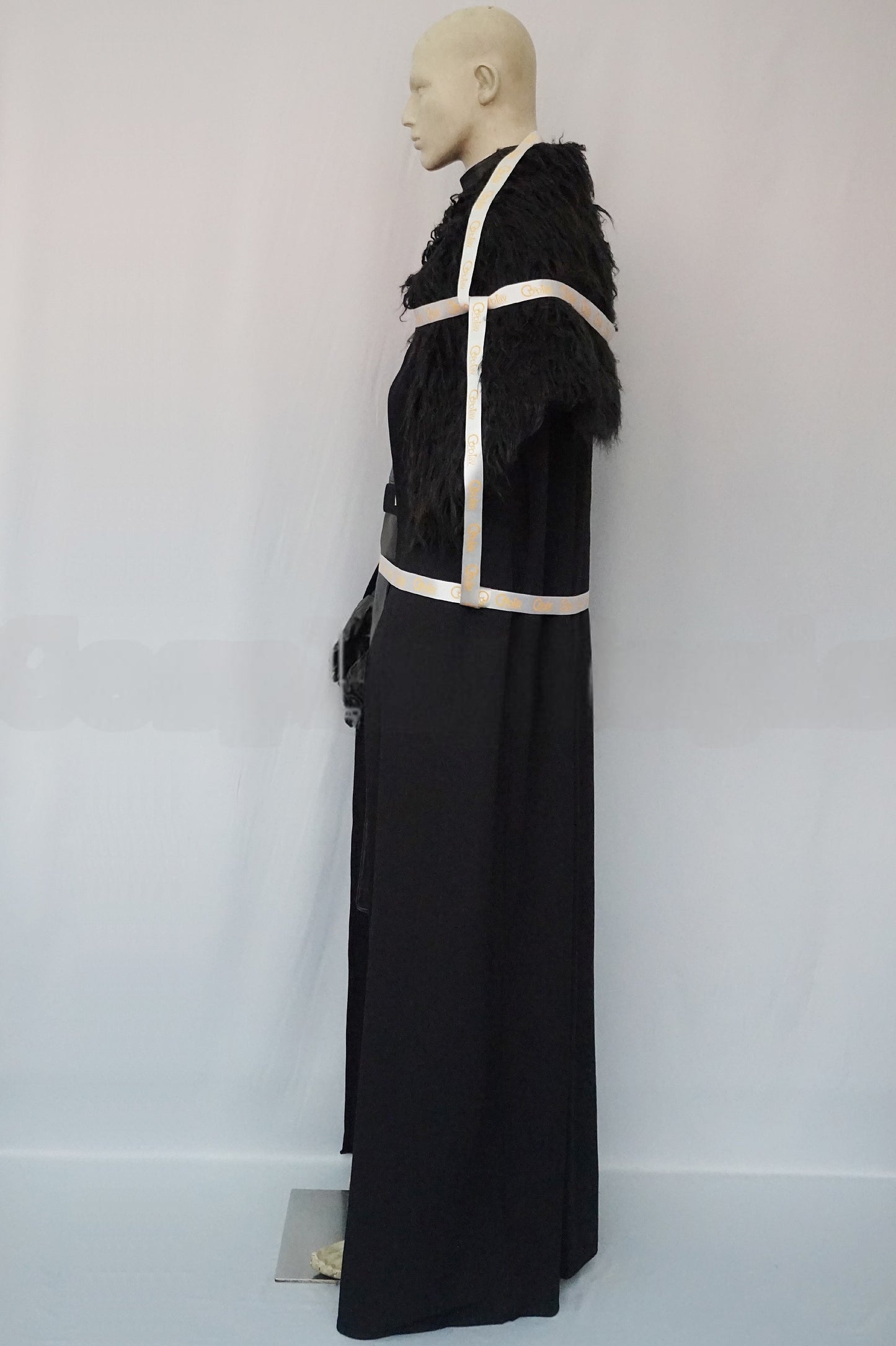 Jon Snow Faux Fur Black Cape Cosplay Costume