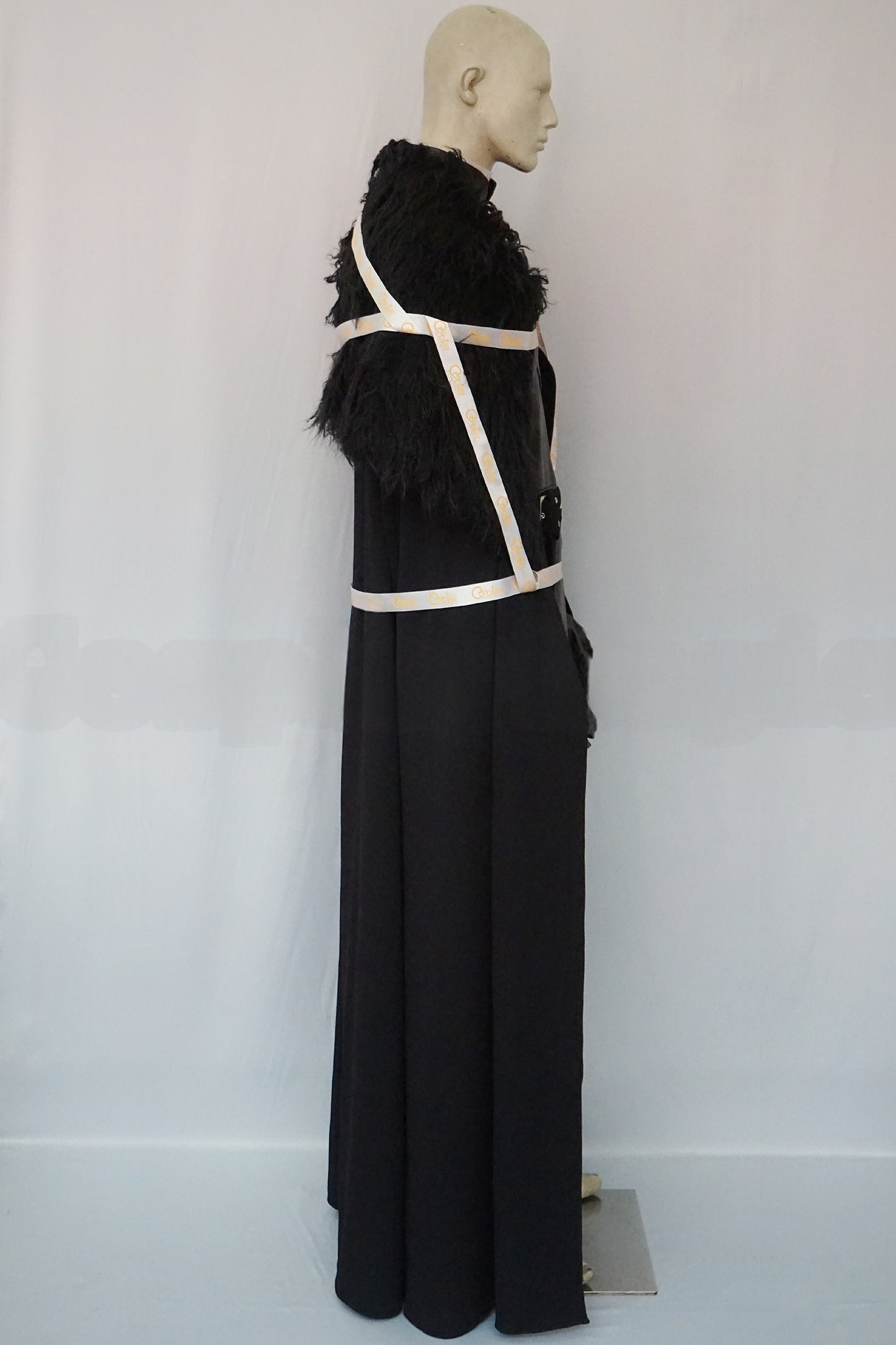 Jon Snow Faux Fur Black Cape Cosplay Costume