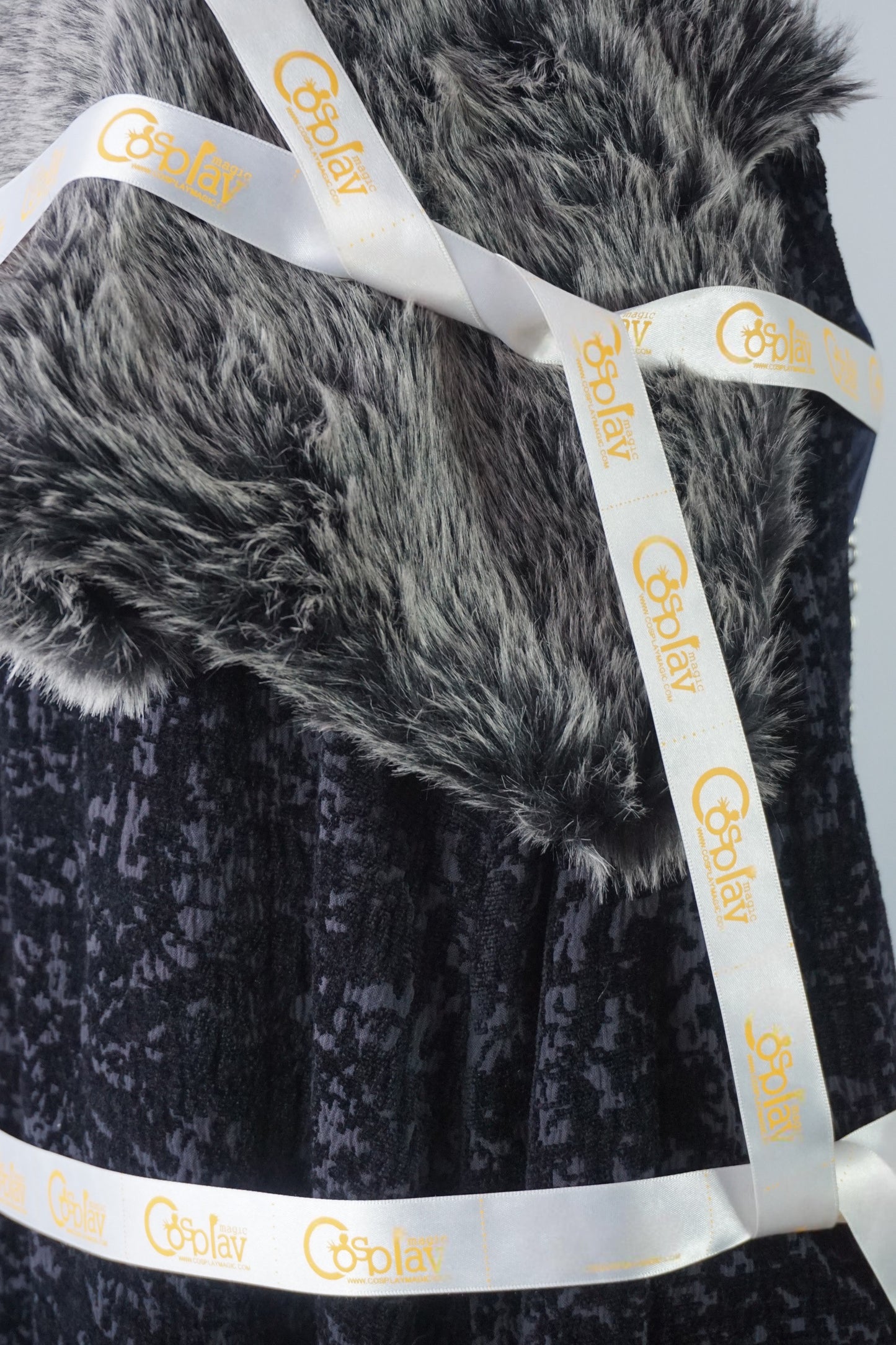 Queen Sansa Direwolf Black Dress Cosplay Costume