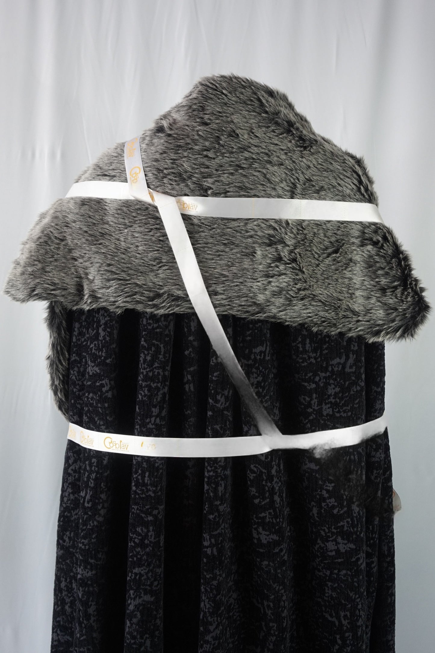 Queen Sansa Direwolf Black Dress Cosplay Costume