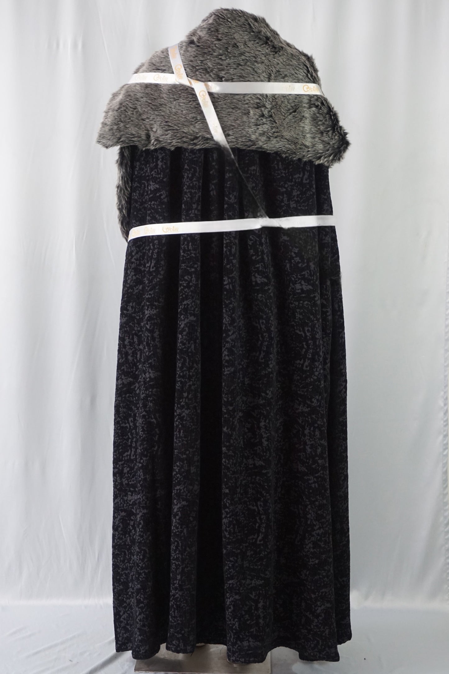 Queen Sansa Direwolf Black Dress Cosplay Costume