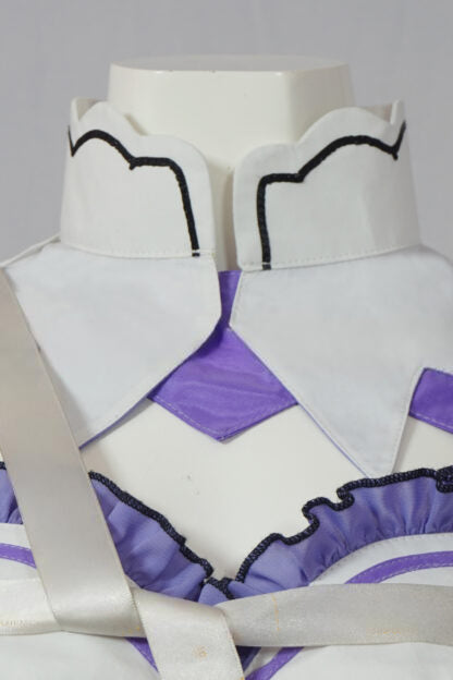 Emilia Re Zero Dress Cosplay Outfit