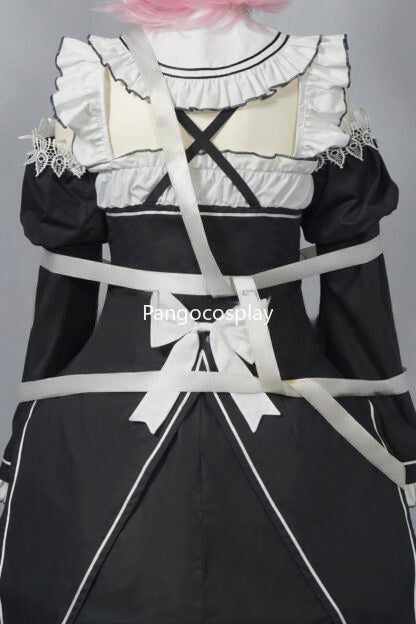 Ram Maid Dress Cosplay Outfit
