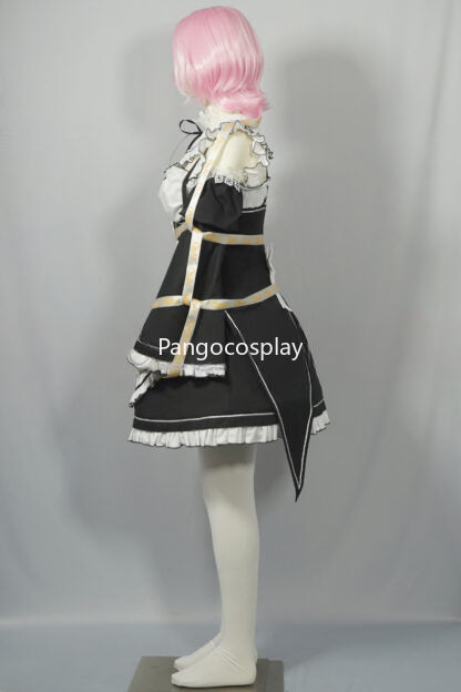 Ram Maid Dress Cosplay Outfit