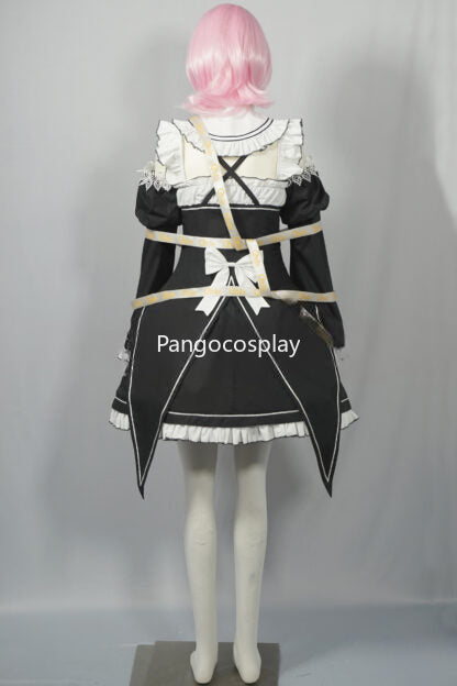 Ram Maid Dress Cosplay Outfit