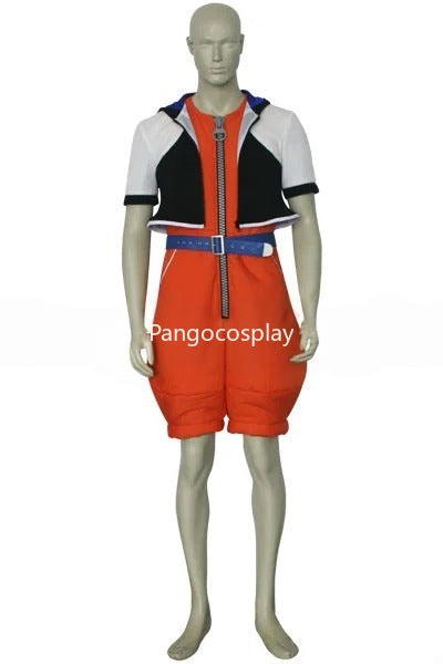 KH1 Sora Cropped Jumpsuit Cosplay Costume