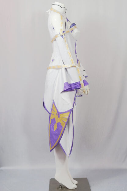 Emilia Re Zero Dress Cosplay Outfit