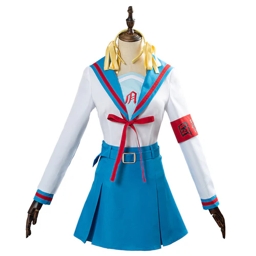 The Melancholy of Haruhi Suzumiya Uniform Halloween Suit Cosplay Costume