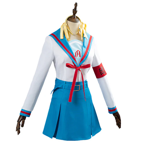 The Melancholy of Haruhi Suzumiya Uniform Halloween Suit Cosplay Costume