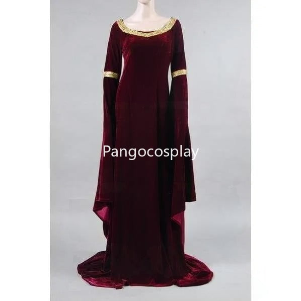 Arwen'S Cranberry Gown Dress