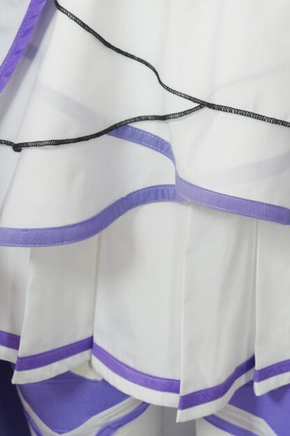 Emilia Re Zero Dress Cosplay Outfit