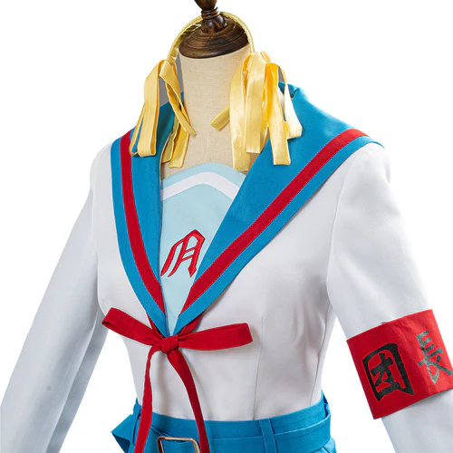The Melancholy of Haruhi Suzumiya Uniform Halloween Suit Cosplay Costume