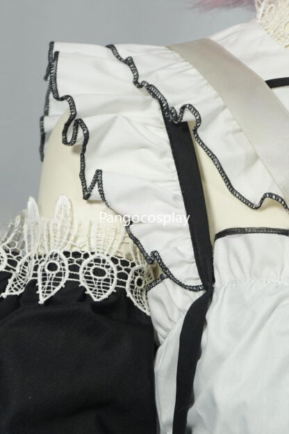 Ram Maid Dress Cosplay Outfit
