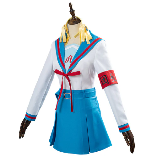 The Melancholy of Haruhi Suzumiya Uniform Halloween Suit Cosplay Costume