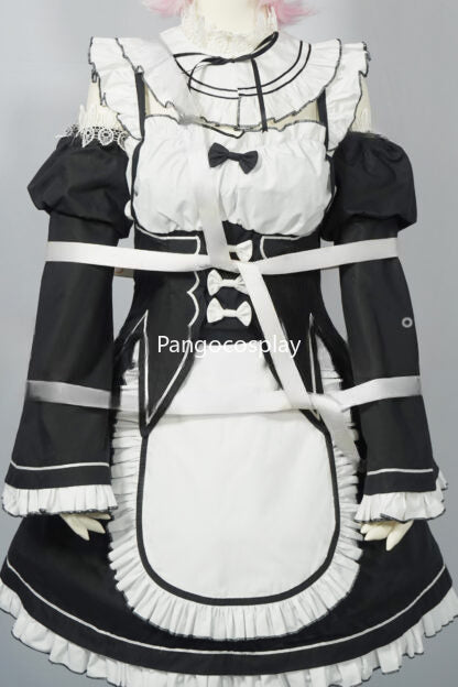 Ram Maid Dress Cosplay Outfit