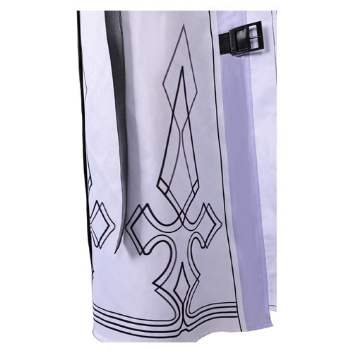 FF Cloud Strife White Outfit Cosplay Costume