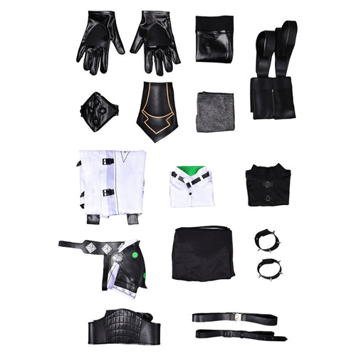 FF Cloud Strife White Outfit Cosplay Costume