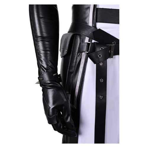 FF Cloud Strife White Outfit Cosplay Costume
