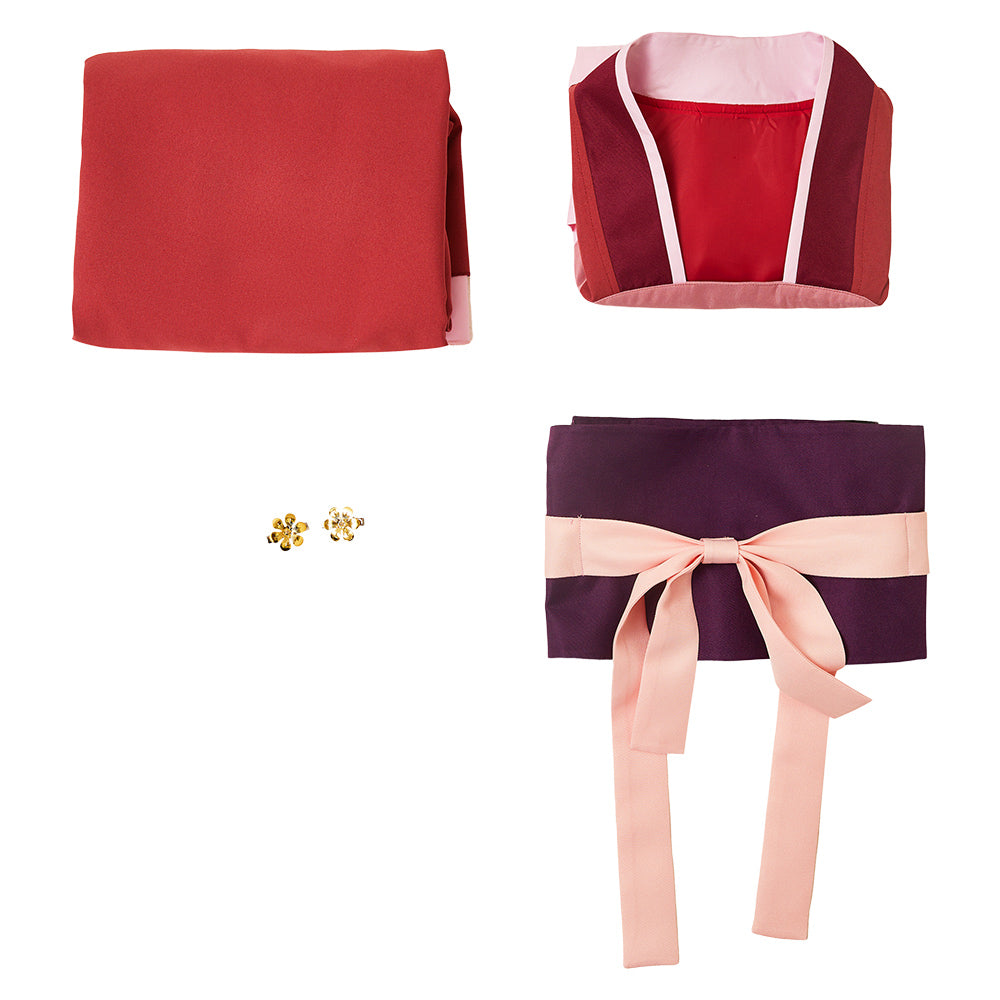 Maomao Women Red And Pink Cosplay Dress