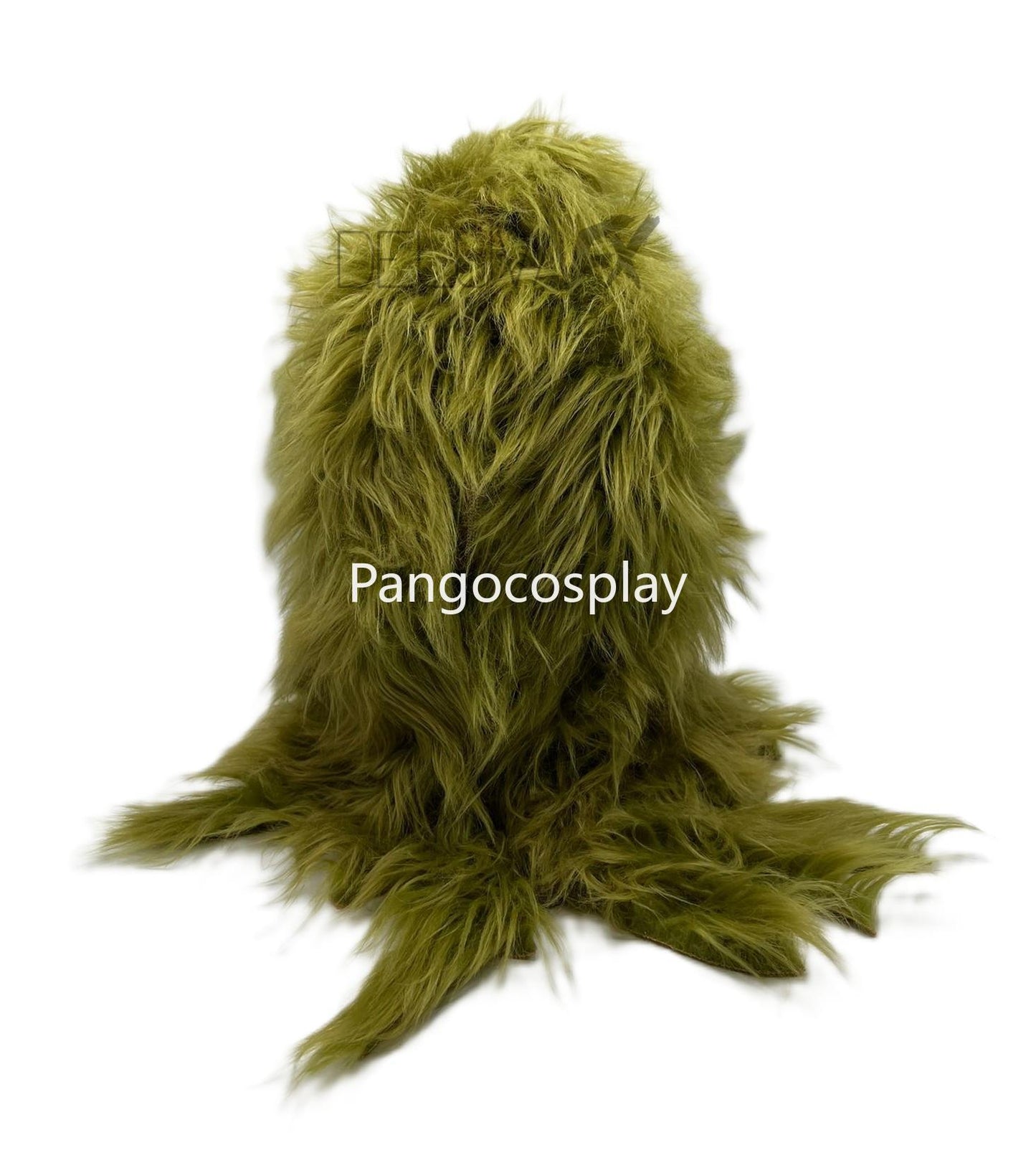 Green Faux Fur Christmas Cosplay Costume