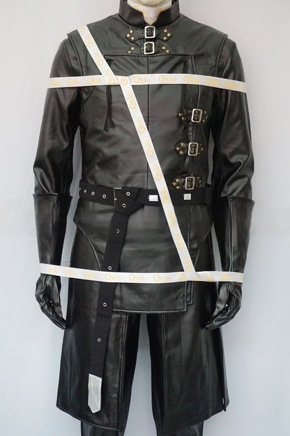 Jon Snow Faux Fur Black Cape Cosplay Costume