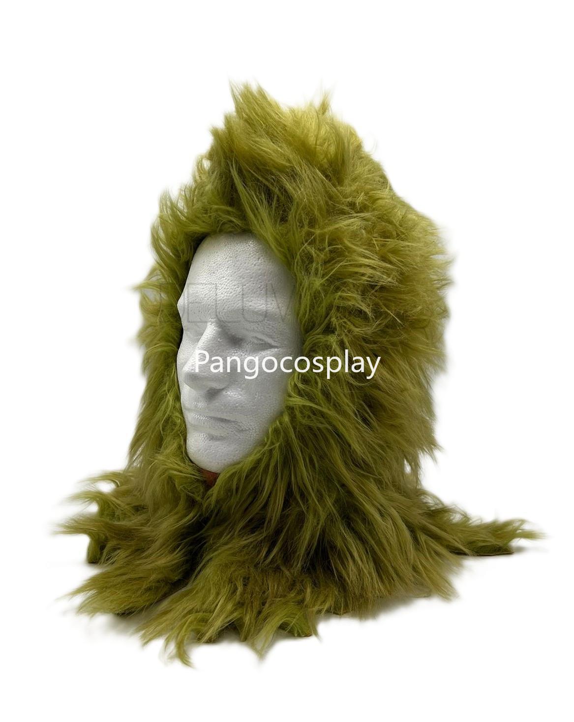 Green Faux Fur Christmas Cosplay Costume