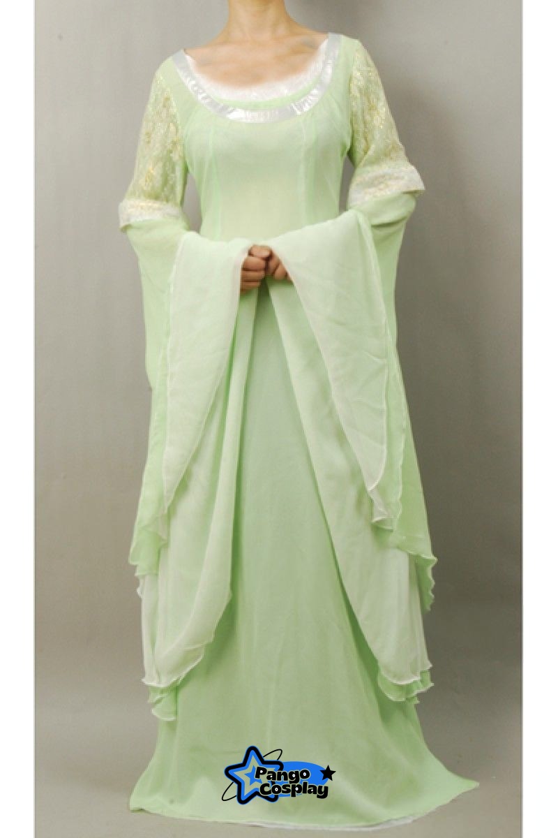 Arwen Light Green Gown Dress Costume