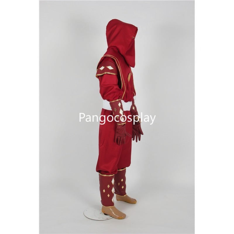 Red Ninjetti Ninja Ranger Cosplay Costume