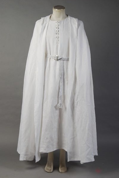 Gandalf Costume White Robe Cape