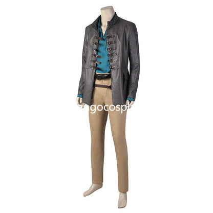 Edgin Darvis Black Outfit Cosplay Costume