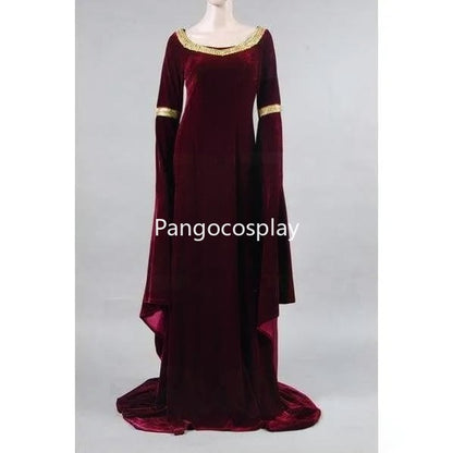 Arwen'S Cranberry Gown Dress
