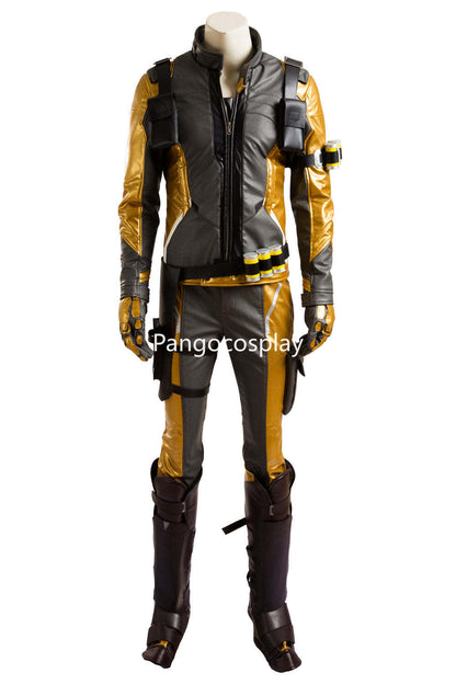 Soldier 76 Bio Jack Morrison Gold Edition Outfit Cosplay Costume
