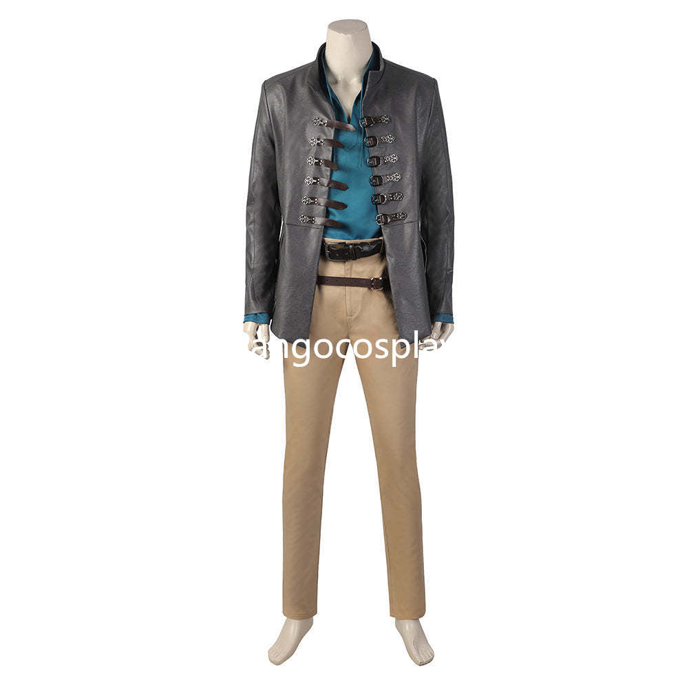 Edgin Darvis Black Outfit Cosplay Costume