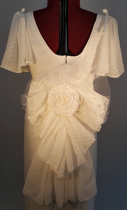 Raiders of The Lost Ark Marion Ravenwood White Cosplay Dress