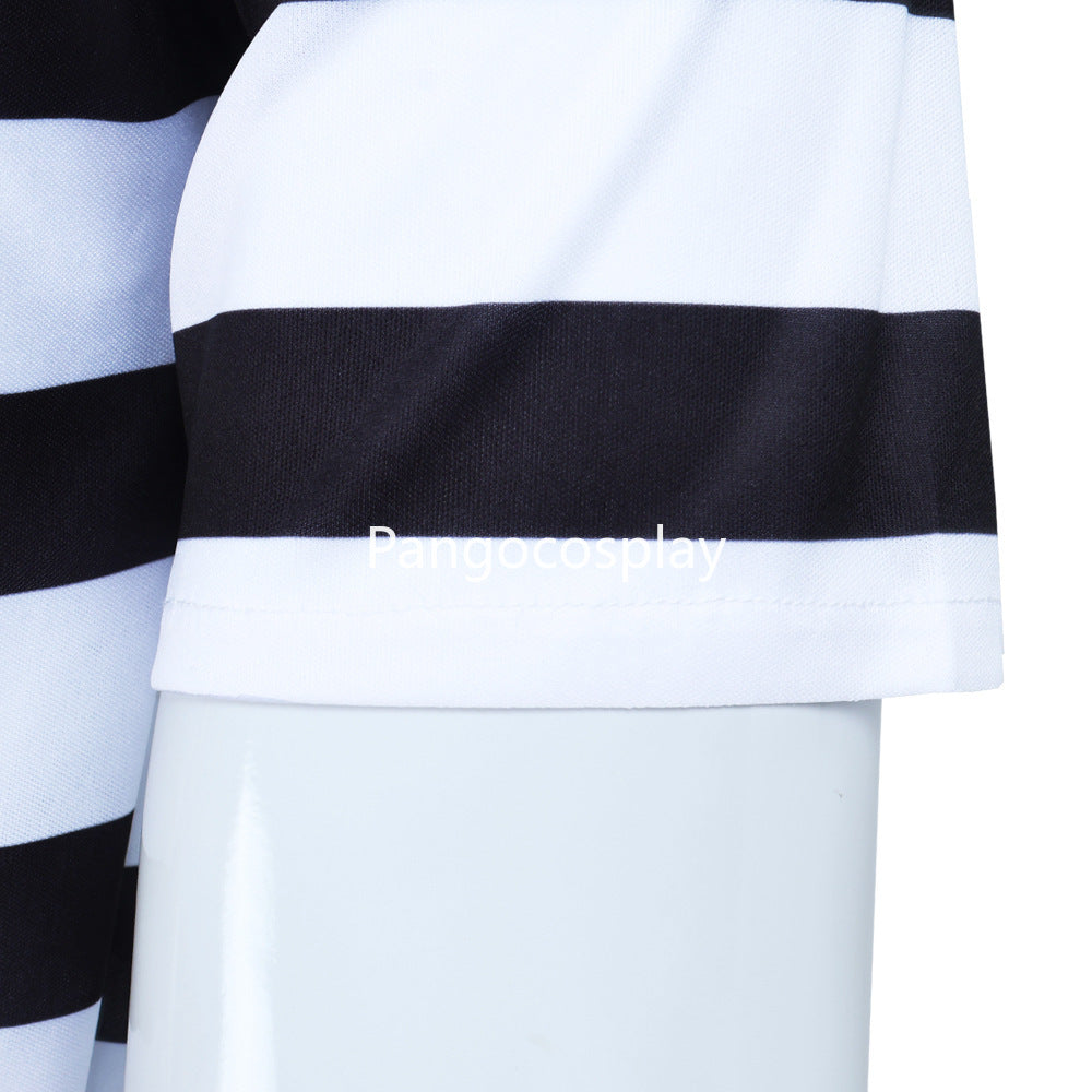 Tweedle Dee and Tweedle Dum Black and White Stripe Costume for World Book