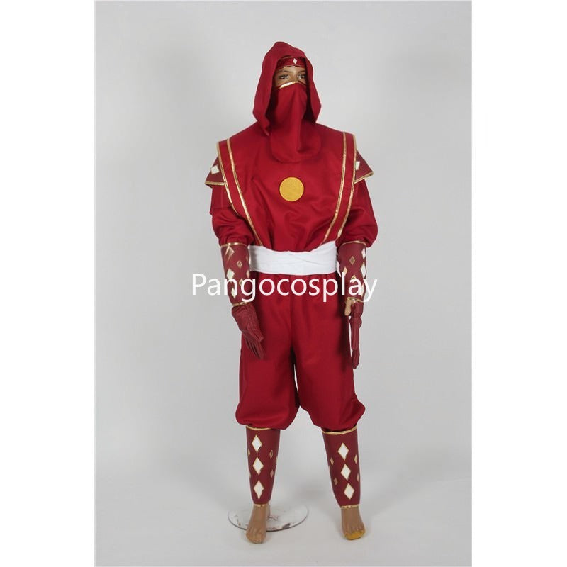 Red Ninjetti Ninja Ranger Cosplay Costume