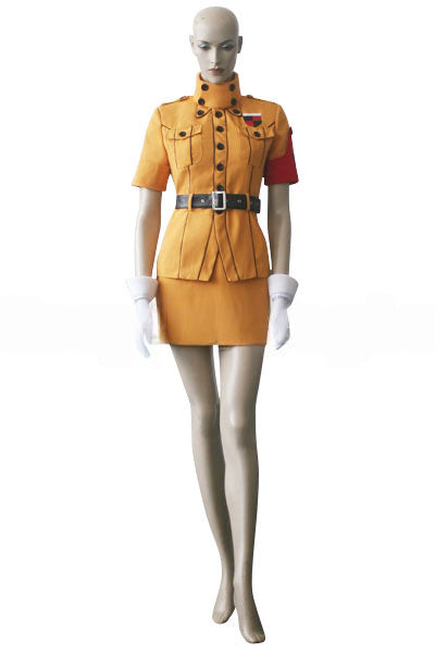 Hellsing Seras Victoria Yellow Cosplay Costume