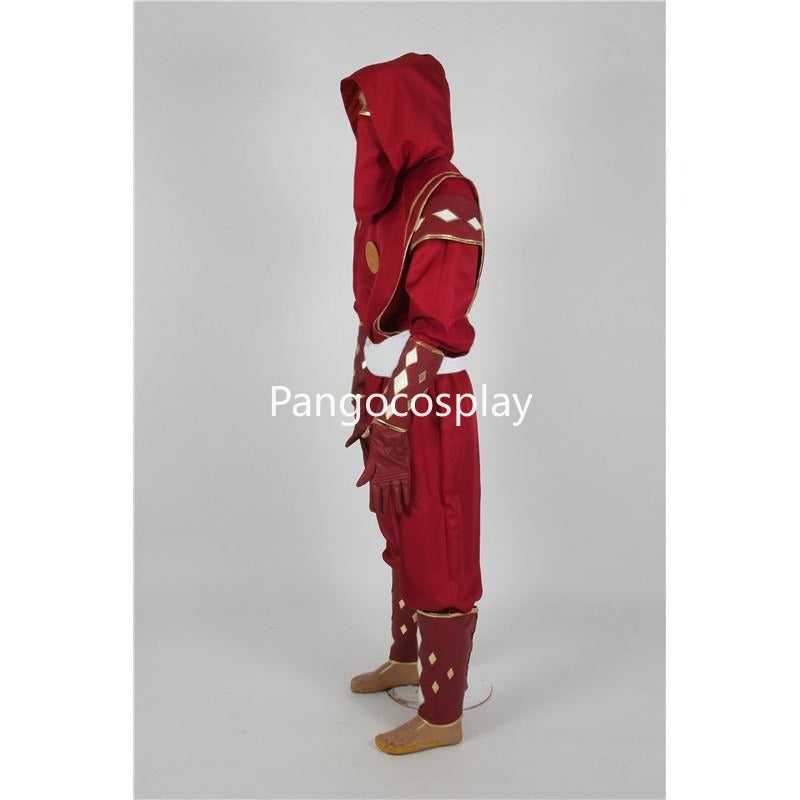 Red Ninjetti Ninja Ranger Cosplay Costume