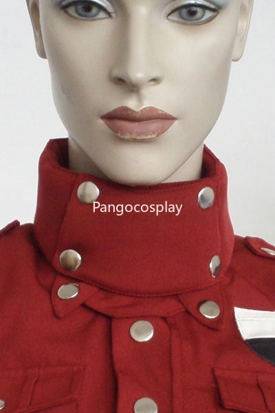 Hellsing Seras Victoria Red Uniform Cosplay Costume