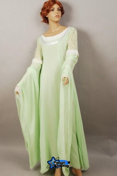 Arwen Light Green Gown Dress Costume