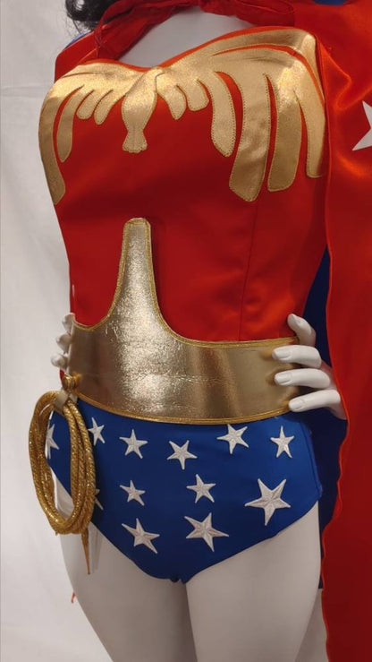 Sydney Sweeney Lynda Carter Wonder Woman Cosplay Costume