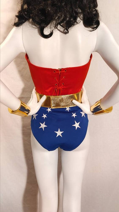 Sydney Sweeney Lynda Carter Wonder Woman Cosplay Costume