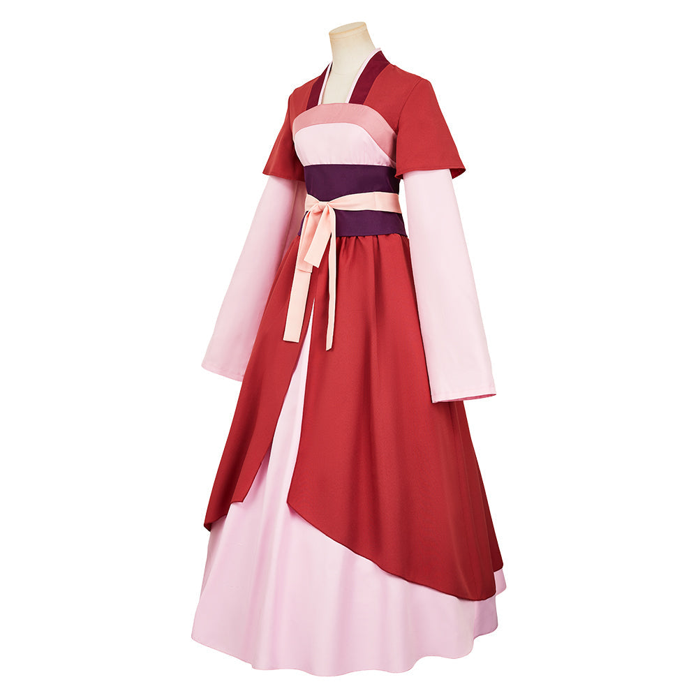 Maomao Women Red And Pink Cosplay Dress
