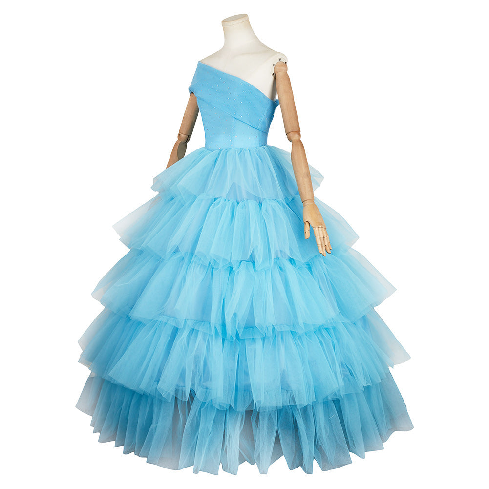 Sue Women Blue Cosplay Dress
