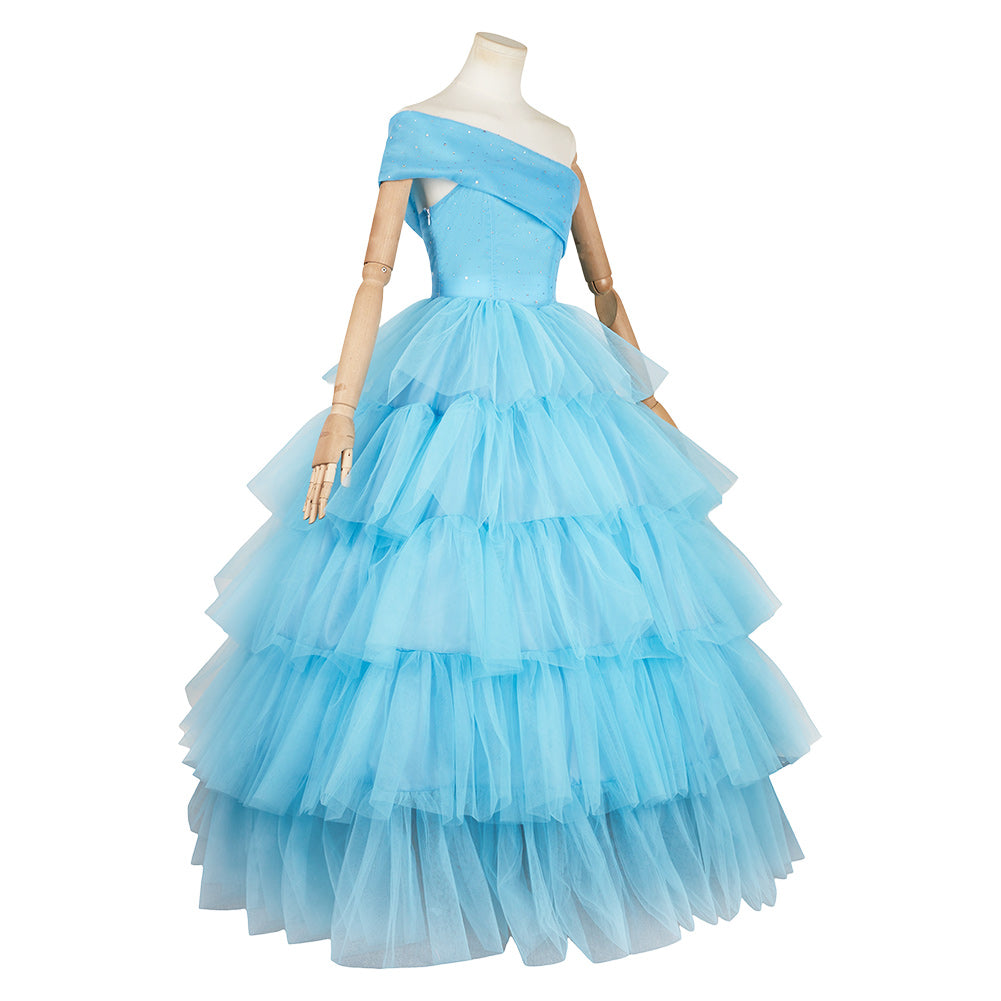 Sue Women Blue Cosplay Dress