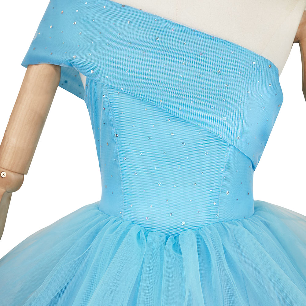 Sue Women Blue Cosplay Dress